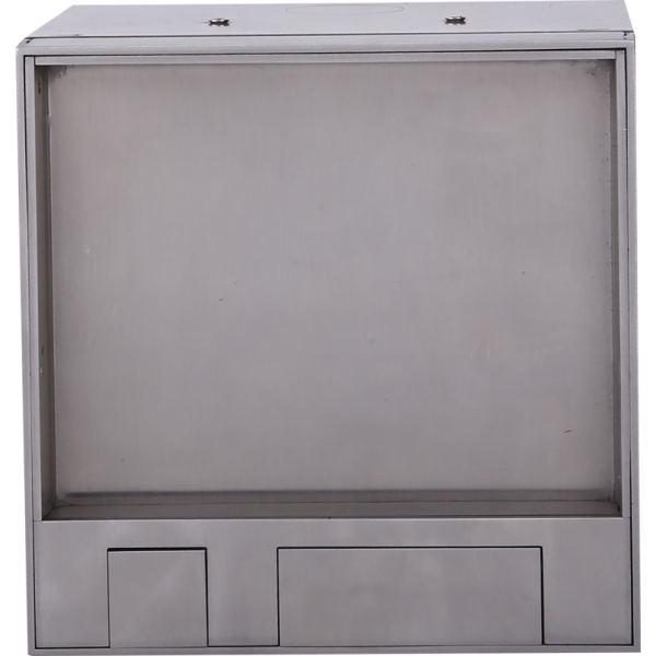 Лючок в пол 2 мод. (1 мод. 45х45 мм),  нержавеющая сталь,  (с уст. набором)