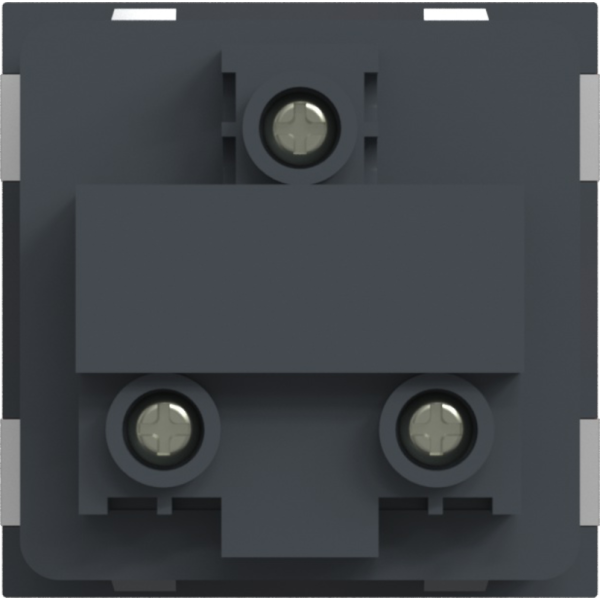 Розетка 2К+З нем.ст.,  в/заж.,  с з/ш,  крас. (45х45мм),  simple