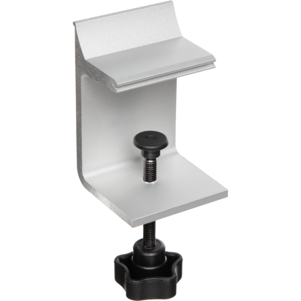 Настольный розеточный блок Ovaledesign 6 мод. (3 мод. 45х45),  черные пластиковые торцевые заглушки