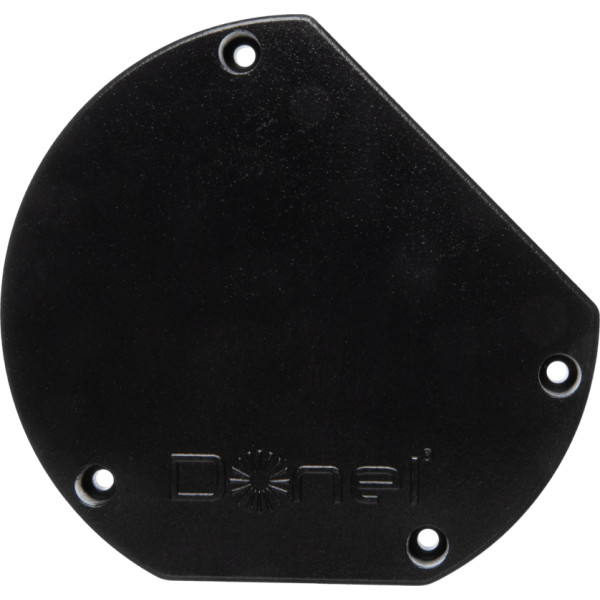 Настольный розеточный блок Ovaledesign 6 мод. (3 мод. 45х45),  черные пластиковые торцевые заглушки