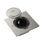 Лючок Surface 2 мод. (1 мод. 45х45 мм.),  круглая крышка,  никель,  IP44