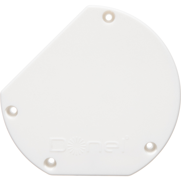 Настольный розеточный блок Ovaledesign 12 мод. (6 мод. 45х45),  белые пластиковые торцевые заглушки