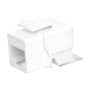 Модуль Keystone RJ45,  cat. 6,  UTP,  90 град.,  белый