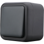Выключатель 1-клавишный накладной,  цвет антрацит,  IP55,  серия W55