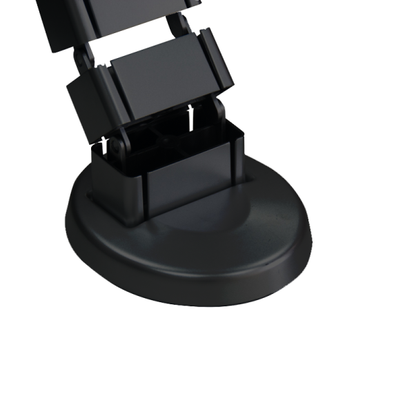 Кабель-канал вертикальный гибкий SquareDesign,  пластик,  черный,  длина 0.792м