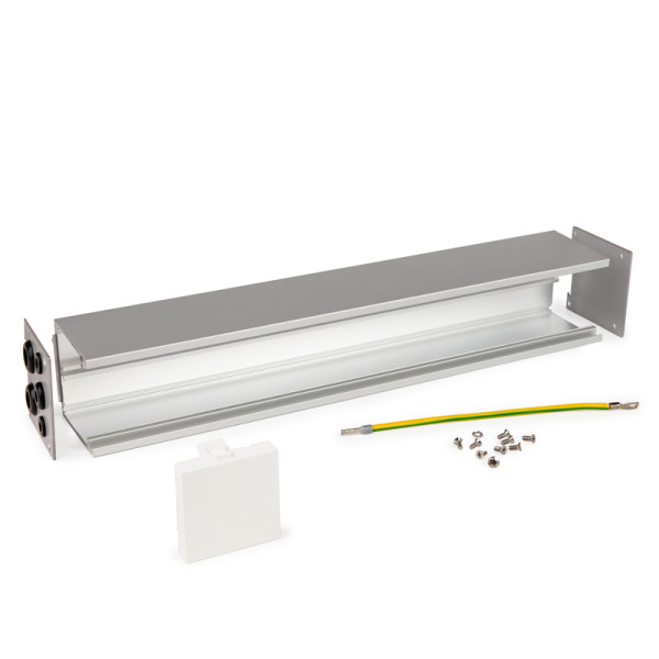 Настольный розеточный блок  8 мод. (4 мод. 45х45)