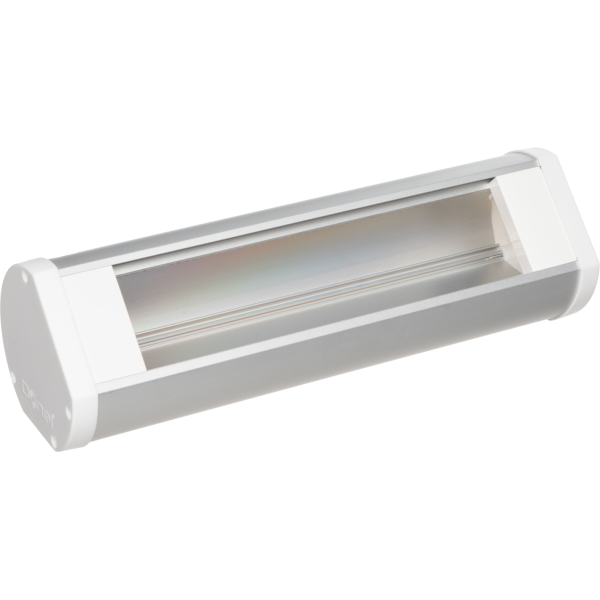 Настольный розеточный блок Ovaledesign 20 мод. (10 мод. 45х45),  белые пластиковые торцевые заглушки