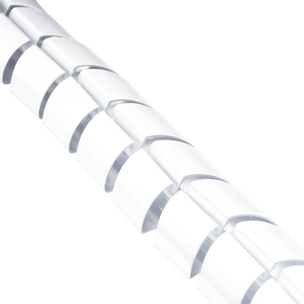 Кабель-канал вертикальный гибкий OvaleDesign,  пластик,  белый,  длина 0.745м