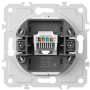Механизм розетки RJ45 одиночная cat.6/ClassE-8,  серия DB