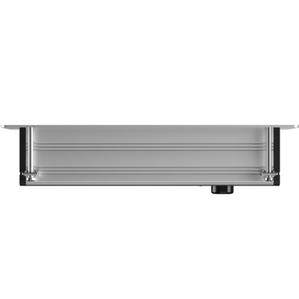 Настольный встраиваемый розеточный блок Static 10 мод. (5 мод. 45х45),  серебро