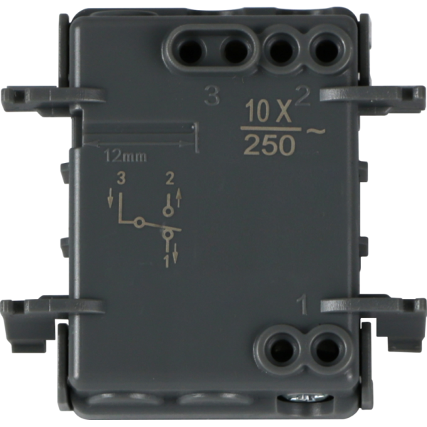 Механизм переключателя 1-клавишного для скрытой установки,  IP55,  серия W55