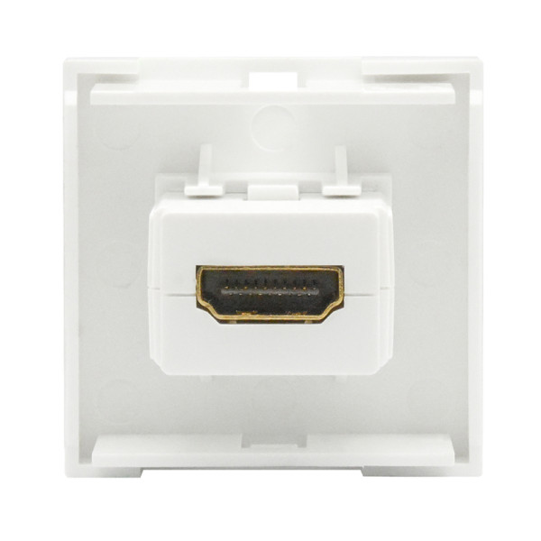 Розетка HDMI,  2мод.,  бел. (45х45мм),  серия (тип) DEC