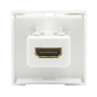 Розетка HDMI,  2мод.,  бел. (45х45мм),  серия (тип) DEC