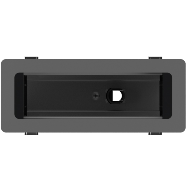 Настольный встраиваемый розеточный блок Static 6 мод. (3 мод. 45х45),  серебро