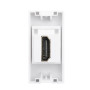 Розетка HDMI,  1мод.,  бел. (22.5х45мм)