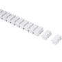Кабель-канал вертикальный гибкий SquareDesign,  пластик,  белый,  длина 0.792м