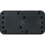 Розетка 2-я с защитной крышкой,  2К+З,  накладная,  цвет антрацит,  IP55,  серия W55