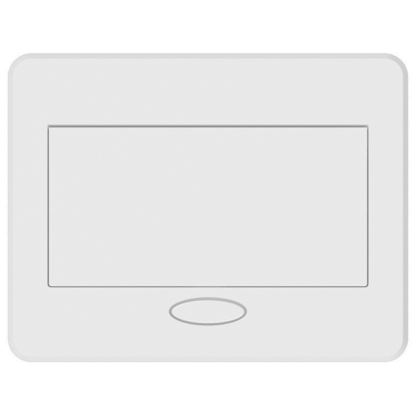 Настольный встраиваемый выдвижной розеточный блок Spring 4 мод. (2 мод. 45х45),  белый