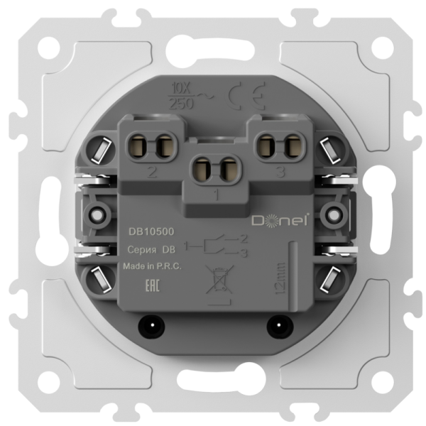 Механизм выключателя В2 (простого),  10A 250В~,  серия DB