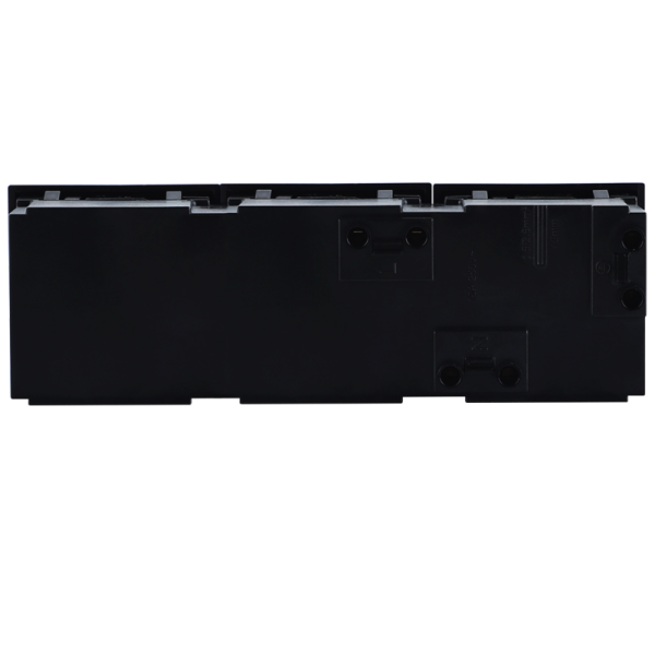 Розетка 3х2К+З нем.ст.,  45 гр.,  с з/ш,  черн. (135х45мм),  серия (тип) DF6