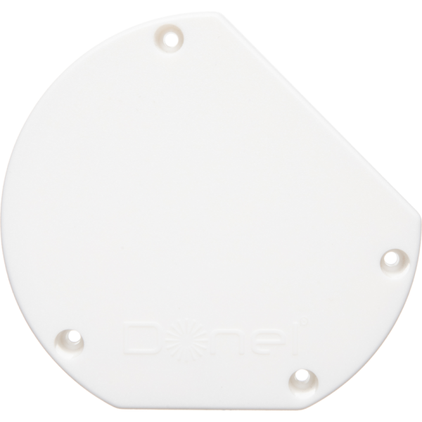 Настольный розеточный блок Ovaledesign 16 мод. (8 мод. 45х45),  белые пластиковые торцевые заглушки