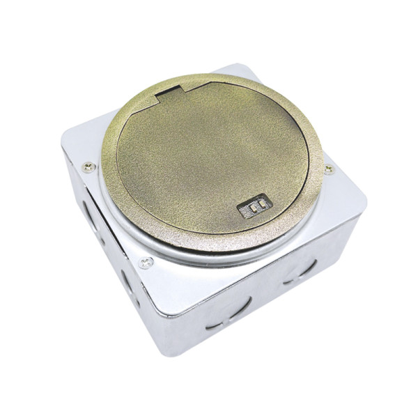 Лючок в пол 3 мод. (1 мод. 45х45 мм. + 1 мод. 22.5х45 мм.),  античная латунь