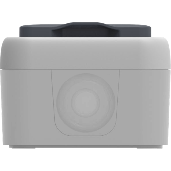 Розетка 1-я с защитной крышкой,  2К+З и шторками,  накладная,  цвет серый,  IP55,  серия W55