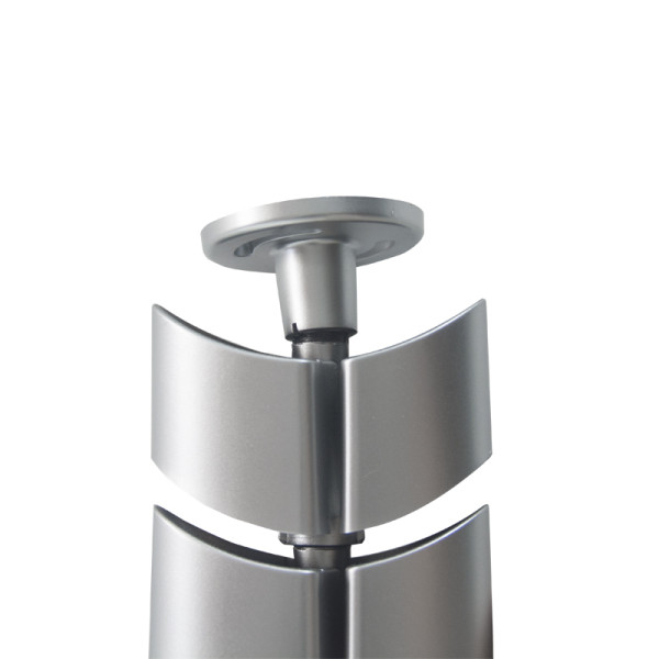 Кабель-канал вертикальный гибкий OvaleDesign,  пластик,  серебро,  длина 0.745м