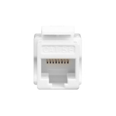 Модуль Keystone RJ45,  cat. 5e,  UTP,  90 град.,  белый