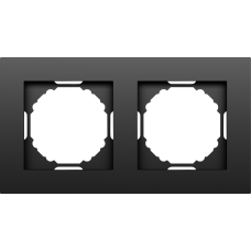 Рамка 2-я,  матовый карбон,  серия A07
