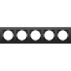 Рамка 5-я,  матовый карбон,  серия A07