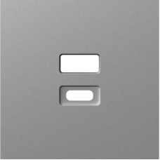 Накладка для розеток USB,  сталь,  серия A07