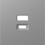 Накладка для розеток USB,  сталь,  серия A07