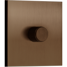 Светорегулятор поворотный Triac,  LED 100 Вт (акт.нагрузка-макс. 300Вт),  бронза,  серия N96