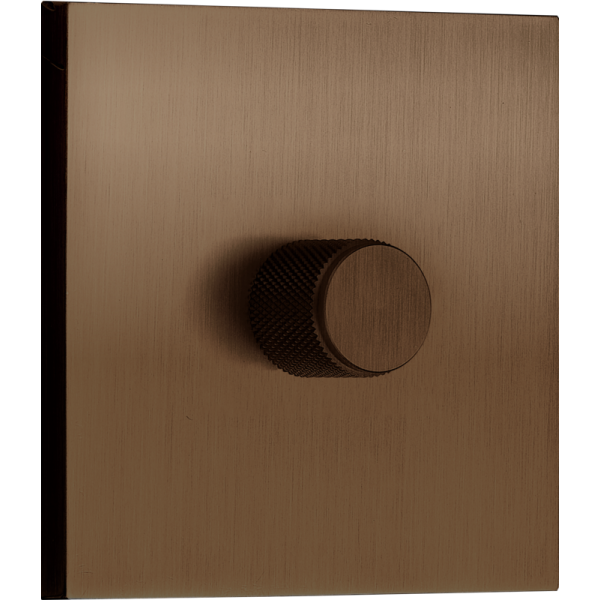 Светорегулятор поворотный Triac,  LED 100 Вт (акт.нагрузка-макс. 300Вт),  бронза,  серия N96