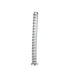 Кабель-канал вертикальный гибкий SquareDesign,  пластик,  серебро,  длина 0.792м