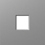 Накладка 1-я для розеток RJ45, TV, SAT,  HDMI,  сталь,  серия A07