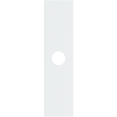 Лицевая панель для TV розеток Male с 1 отверстием 1 модуль,  белый