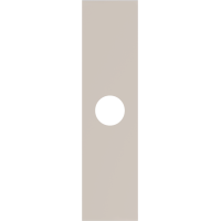 Лицевая панель для TV розеток и кабельных выводов с 1 отверстием 1 модуль,  песочный