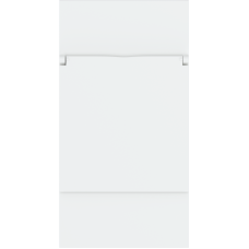 Лицевая панель с крышкой для розеток 2К+З нем.ст. 2 модуля,  белый