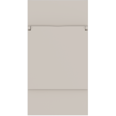 Лицевая панель с крышкой для розеток 2К+З нем.ст. 2 модуля,  песочный