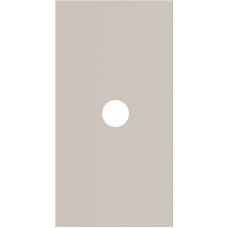 Лицевая панель для TV розеток Male с 1 отверстием 2 модуля,  песочный