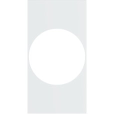 Лицевая панель для розеток 2К+З нем.ст. 2 модуля,  белый