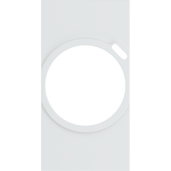 Лицевая панель для комбинированных розеток 2К+З/USB 2 модуля,  белый