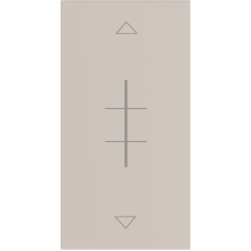 Лицевая панель для выкл. рольставень 2 модуля,  песочный