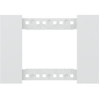 Декоративная рамка 3 модуля,  итал.стандарт,  белый
