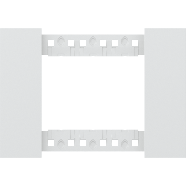Декоративная рамка 3 модуля,  итал.стандарт,  белый