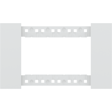 Декоративная рамка 4 модуля итал.стандарт,  белый