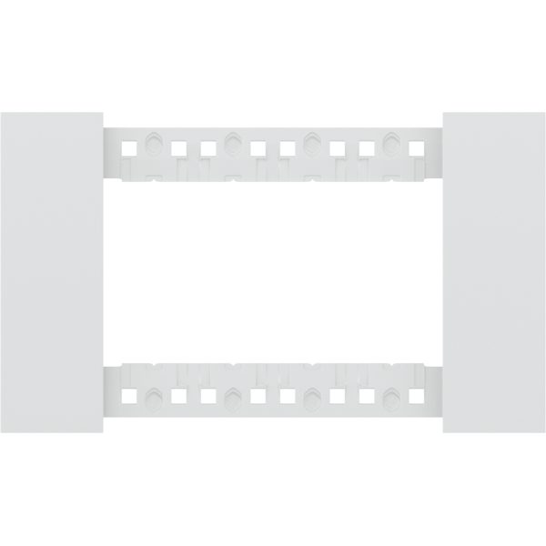 Декоративная рамка 4 модуля итал.стандарт,  белый