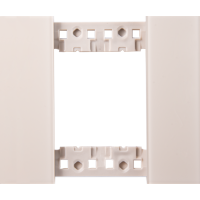 Декоративная рамка 2 модуля,  стекло матовое кашемир